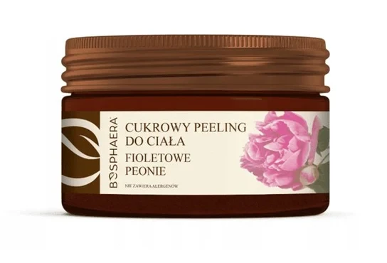 BOSPHAERA, Peeling Do Ciała Fioletowe Peonie, 200 g.jpg